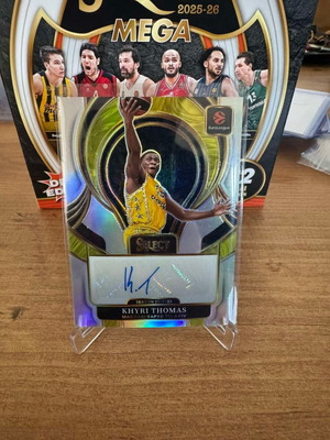 Panini Select Euroleague 2025-26 Khyri Thomas base auto card like new