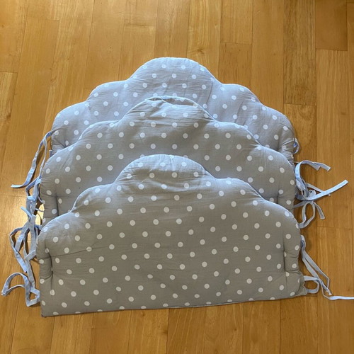 Crib bumper used, 40 cm length, baby bed