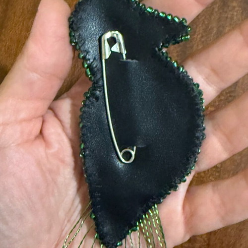 Handmade colorful brooch new with intricate patterns