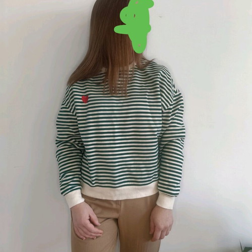 Reserved sweatshirt, small, cotton, striped