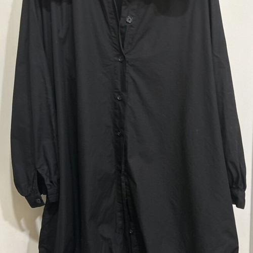 Zara maxi shirt dress, black, oversized