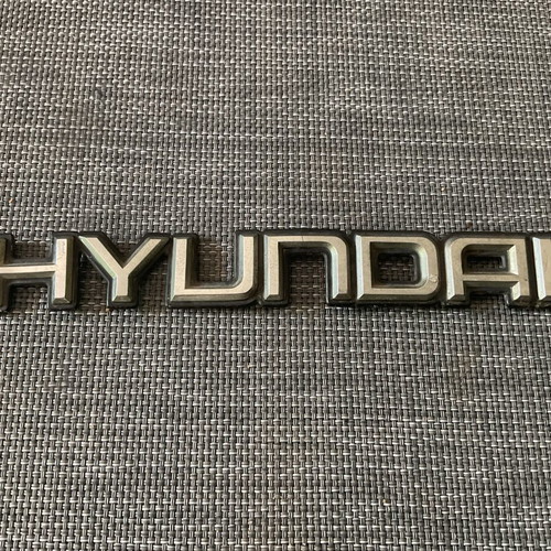 Original Hyundai emblem used