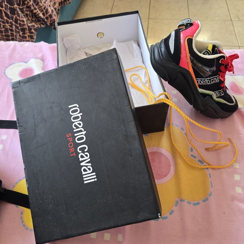 Roberto Cavalli Sport sneakers size 37 new, black
