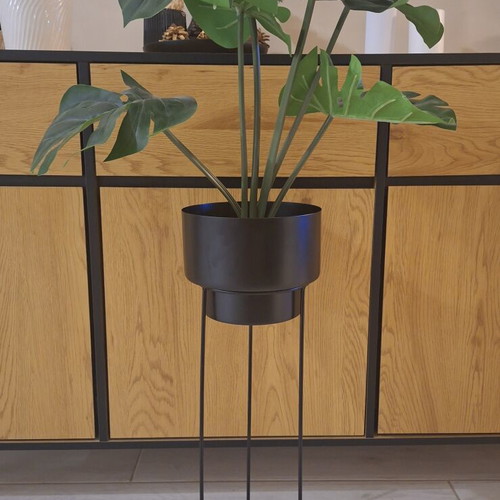 Plant stand with pot for indoor and outdoor use