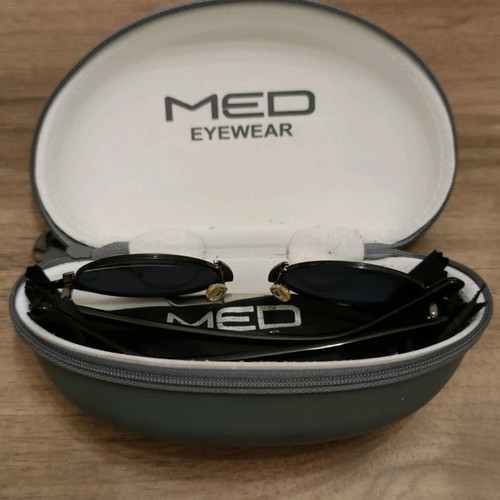 Med sunglasses metal frame collectible design like new