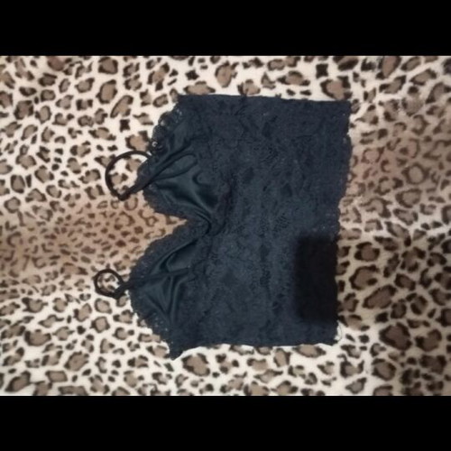 Bershka bra top size M new, black