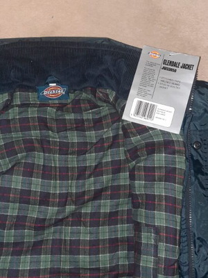 Dickies waterproof jacket new with lining size Large