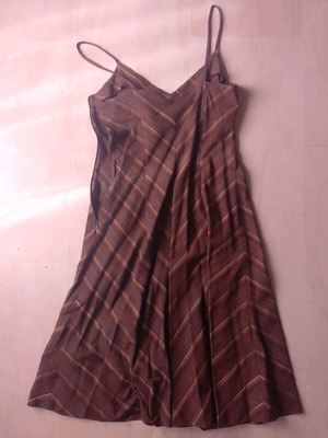 Καφέ φόρεμα Zara σαν καινούργιο