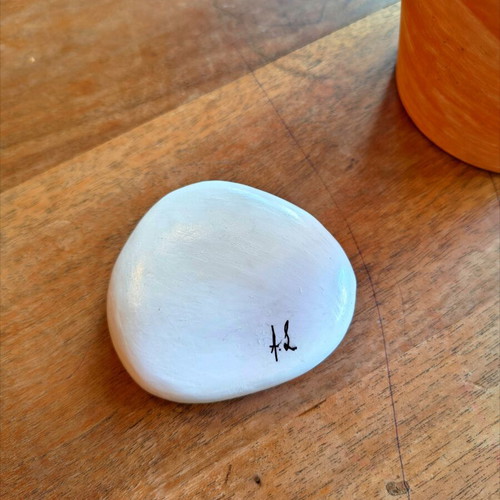 Hand-painted decorative pebble magnet new