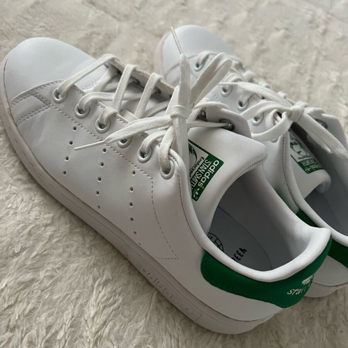 Adidas athletic shoes size 37 like new, white and green