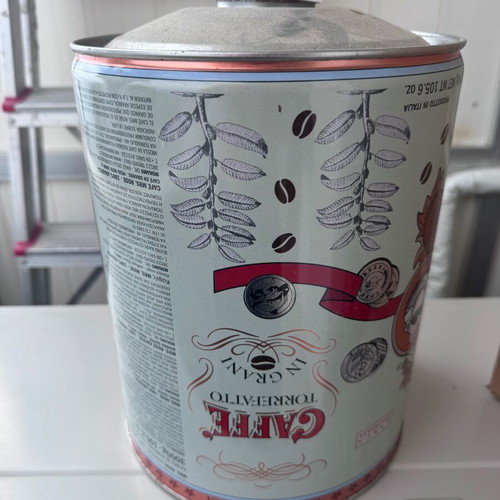 Mrs Rose coffee barrel 3lt like new metal