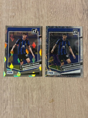 Alessandro Bastoni Inter Panini Optic and Cubic Donruss 2023-2024 new
