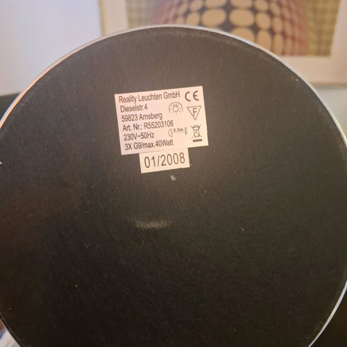 Vintage επιτραπέζιο ή επιδαπέδιο φωτιστικό Reality leuchten Gmbh 64x25 μεταχειρισμένο