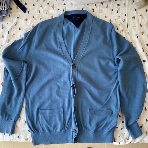 Tommy Hilfiger men's cardigan like new, blue, size M