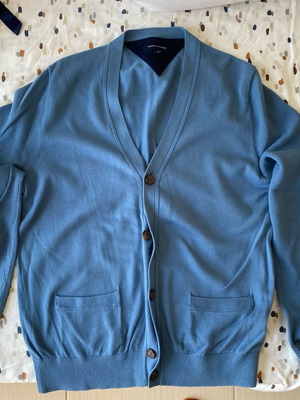 Tommy Hilfiger men's cardigan like new, blue, size M