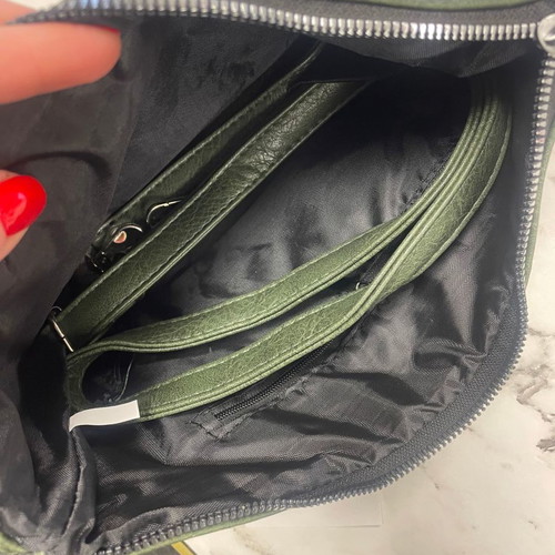 #OFFER New Women's Envelope Bag Khaki / Olive with Studs & Removable Crossbody Strap