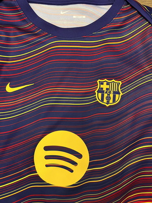 Barcelona Pre-Match Jersey like new, size XL