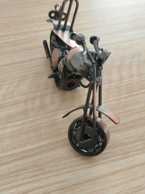 Decorative motorcycle made of metal elements new