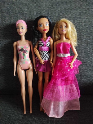 Barbie and DC Comics Super Hero Intergalactic Gala doll used
