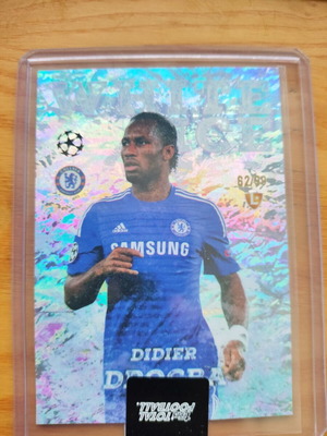 Topps Total Football Didier Drogba White Ice 2025 /99 card