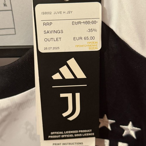 Juventus jersey new with tags