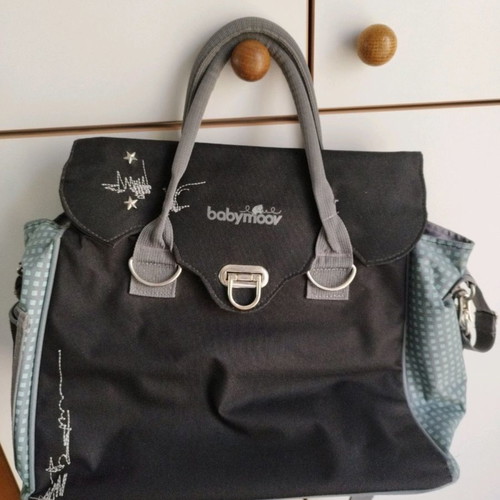 Babymoov changing bag used with insulated bottle holder