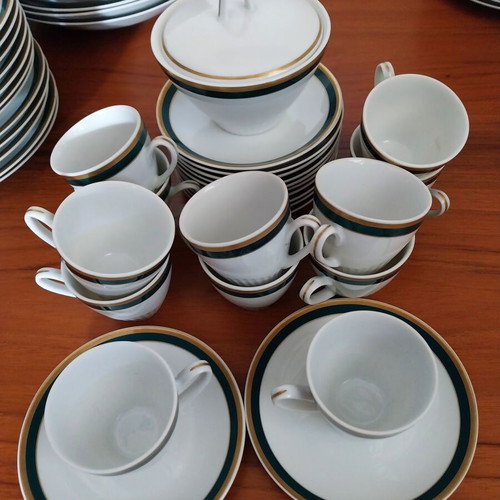 Fine Bohemian China porcelain dinnerware set Czechoslovakia EPIAG DF 112 pcs like new