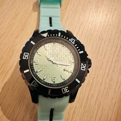 Kyboe Giant 48 Series watch 10 ATM new, black and turquoise