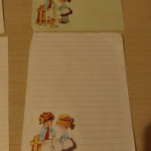 Letter writing set from the '80s-'90s like new, 2 sets