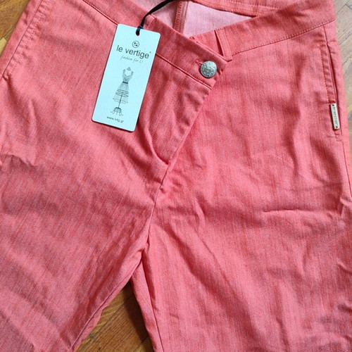 Women's red summer pants Medium new