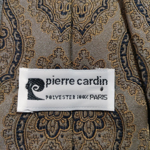 Pierre Cardin tie like new, beige and brown