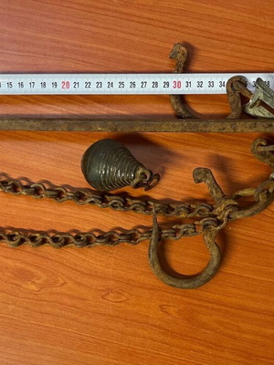 Old scale balance