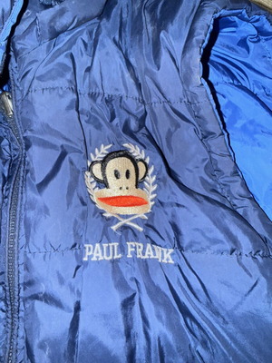 Paul Frank безръкавно яке с качулка, синьо, размер 7 години