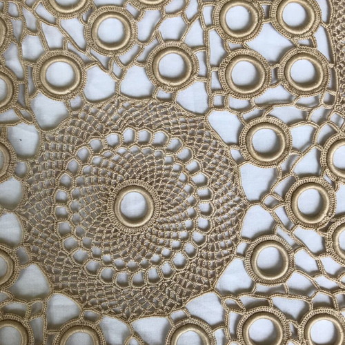 Set of 9 handmade antique doilies used