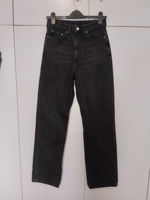 Weekday straight jeans black gray size S like new