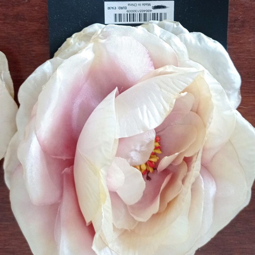 Accessorize fabric flowers for hair, set of 2 large pieces