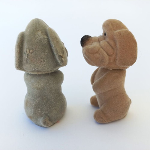 Set of 2 vintage dog toys used, from the 80s-90s