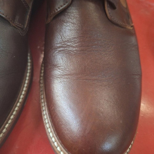 Damiani men's boots in cognac with black pair gift like new