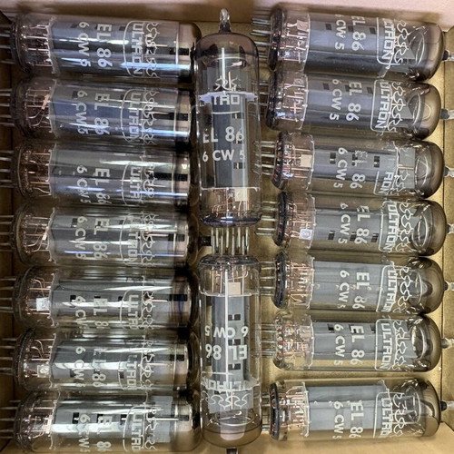 Ultron EL86 vintage vacuum tubes pack of 16 like new