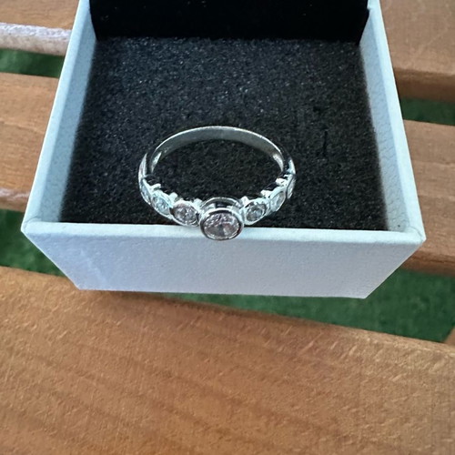 Silver 925 ring used, size 54, 17mm opening