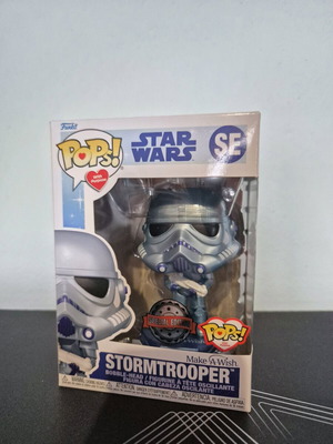 Funko Pop Make A Wish Stormtrooper Star Wars Special Edition like new