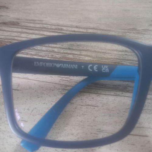 Emporio Armani Kids Eyeglasses like new, blue, Essilor lenses