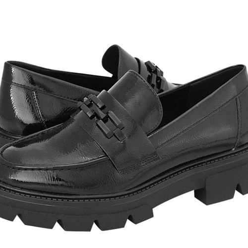 S.Oliver moccasins size 37 like new, patent leather