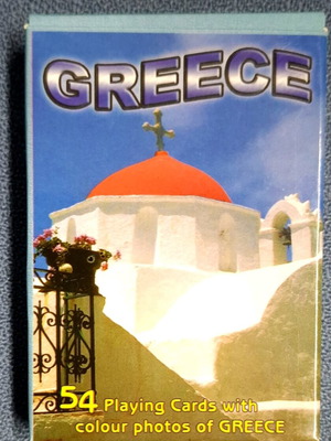 Τράπουλα με εικόνες Ελλάδας καινούργια, κλασσική
