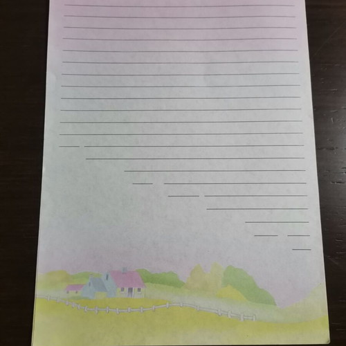 Letter papers like new, set of 6 pieces