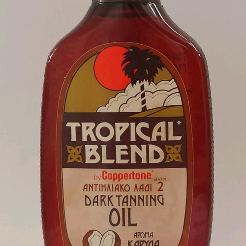 Tropical Blend vintage dark tanning oil like new