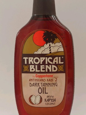 Tropical Blend vintage dark tanning oil like new