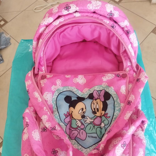 Port Bebe Disney doll carrier, pink