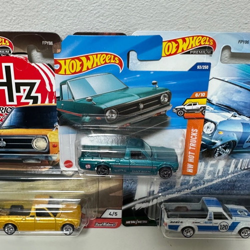 Datsun Sunny Truck B120 set of 3 new Hot Wheels