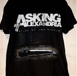 Asking Alexandria metalcore tshirt M